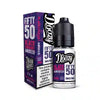 Doozy Vape Fifty 50 Freebase E-Liquid Box of 10 Blackcurrant Aniseed / 3mg Vape Liquids United Kingdom