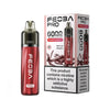 Feoba Pro 6000 Puffs Disposable Vape Kit Strawberry Raspberry Ice Disposable Vape United Kingdom