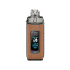 Oxva Vprime Pod Vape Kit Brown Leather Pod Kit Vape United Kingdom