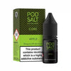 Pod Salt Core Nic Salt E-Liquids Box of 5 Apple / 5mg Vape Liquids United Kingdom