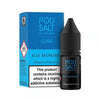Pod Salt Core Nic Salt E-Liquids Box of 5 Blue Raspberry / 5mg Vape Liquids United Kingdom