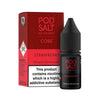 Pod Salt Core Nic Salt E-Liquids Box of 5 Strawberry / 5mg Vape Liquids United Kingdom