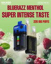 RELX Maxgo 22k Disposable Vape - Box of 5 - Blue Razz Menthol - vapeukwholesale
