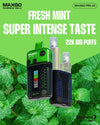 RELX Maxgo 22k Disposable Vape - Box of 5 - Fresh Mint - vapeukwholesale