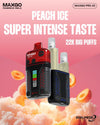 RELX Maxgo 22k Disposable Vape - Box of 5 - Peach Ice - vapeukwholesale